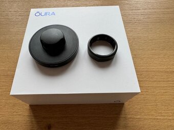 Oura Ring Gen 3 Heritage Stealth – velikost US 13, výborný s - 3
