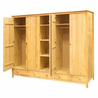 Dřevěná skříň 5dveřová TORINO - 3