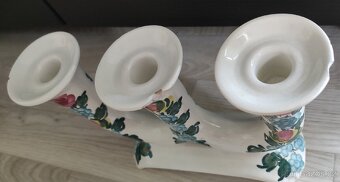 Keramický trojramenný svícen - 3