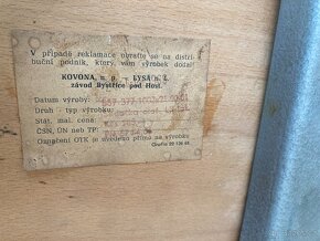 Židle KOVONA, RETRO kovová dílenská - 3