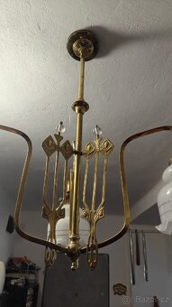Mosazný lustr - 3