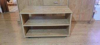 Velká dřevěná obývací úložná sestava - 3