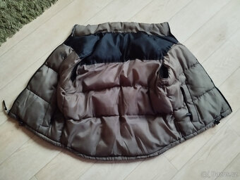 Oboustranná zimní vesta vel.M-L Kenvelo černohnědá - 3