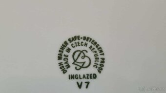 SADA 2 OVÁLNÉ BÍLÉ TALÍŘE. - 3