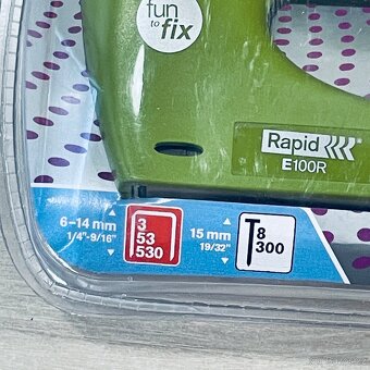 Elektrická sponkovačka Rapid Fix E100R, nová - 3