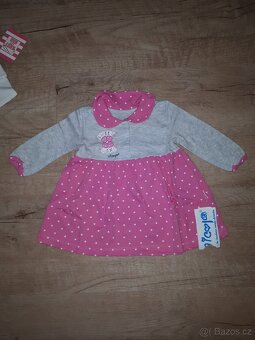 Nové šaty a tričko vel. 74 - 3