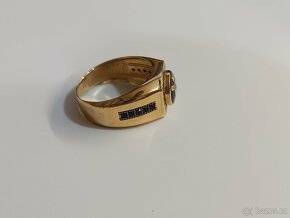 6.Zlatý pánský prsten BMW 14k 585/1000 - 3