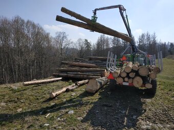 Hydraulická ruka za traktor,vyvážečka - 3