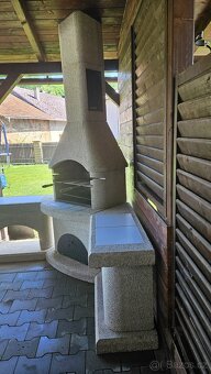 Zahradní rohový krb Eneko Exklusiv s udírnou - 3