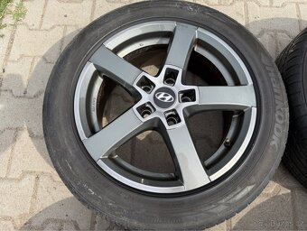 4x al kola 5x114.3 16 + pneu letní 205/55 R16 - 3