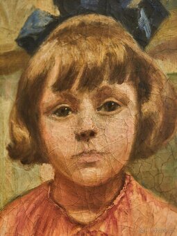 Portrét děvčátka – E. Walraven, 1924 - 3