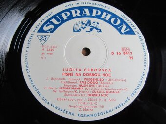 LP Judita Čeřovská - Písně na dobrou noc - 3