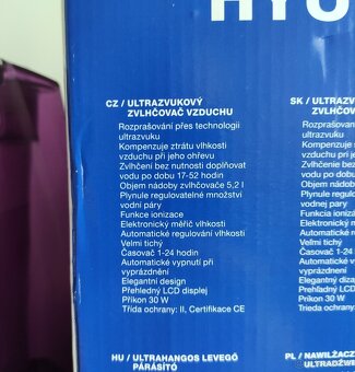 Ultrazvukový zvlhčovač vzduchu Hyundai HUM 770 - 3