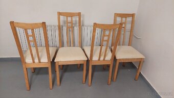 Židle dřevěné masivní Ikea - 3