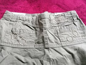 Dívčí sukýnka, vel. 128, barva khaki - 3