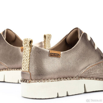 Stříbrné kožené boty PIKOLINOS vel. 40 - 3