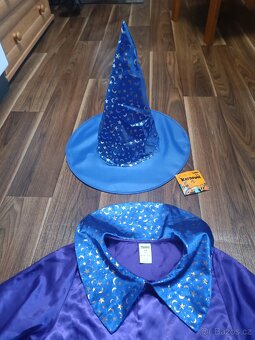 Kostým čaroděj, kouzelník s kloboukem - 3