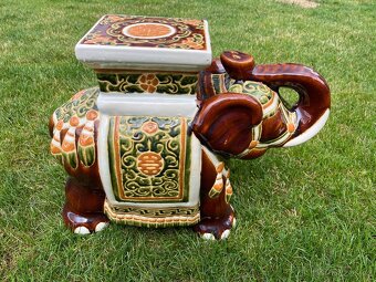 3x velký porcelánový slon - 3