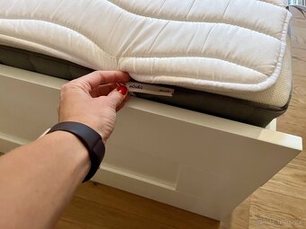 Rám IKEA Brimnes 160x200 + Matrace Hövag +chránič na matraci - 3