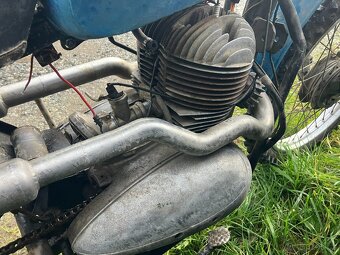 Motor Jawa 350/18 pérák krásný stav + štítek stroje - 3
