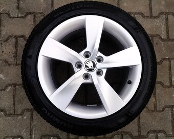 Alu kola originál Škoda Fabia III, Rapid 5x100 R16 Alore - 3
