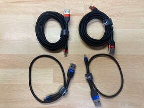 Kvalitní kabely micro USB - textilní povrch - 3
