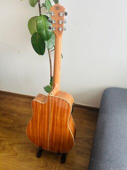 Washburn WG7SCE-A-U Natural Elektroakustická kytara Jumbo - 3
