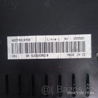 Škoda Fabia 2 - Roomster - budíky - 5J0920801B - 3