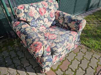 IKEA EKTORP s potahem LINGBO sedací souprava - 3