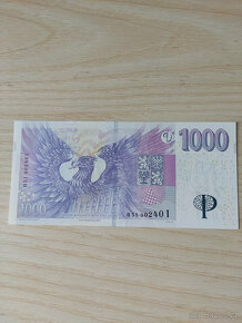 1000Kč s přítiskem ČNB - 3