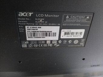 Monitory Acer Al2216W - 3