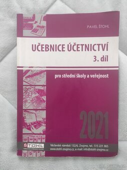 učebnice pro SŠ Účetnictví 1.díl,3.díl sb. příkladů/ Štohl - 3