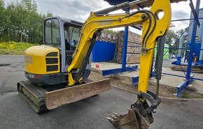 Minibagr Wacker Neuson EZ38, rok výroby 2017, 3x lopata - 3