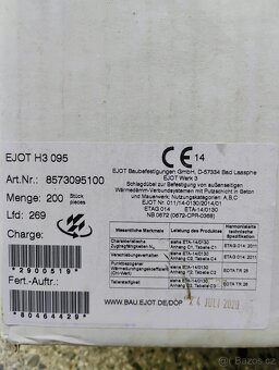 Plastové hmoždinky s talířovou hlavou 95 mm - 3