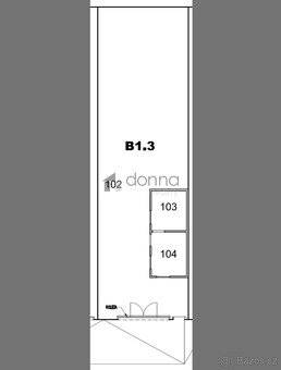 Pronájem nezateplené haly 126m2, ul. Tiskařská, Praha 10 - M - 3