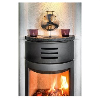 Krbový ventilátor na kamna - 3