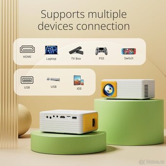 YOTON Y3 Mini Projektor 1080P, 15000L rozbalený - 3