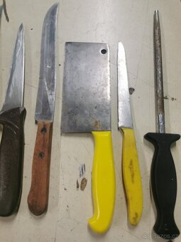 Staré řeznícke nože. - 3