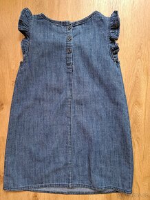 Riflové šaty vel. 116. - 3