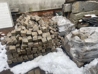 Žulové kostky 10x10 cm - 3