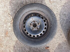 Plechové disky 15" s letními pneu a poklicemi - 3