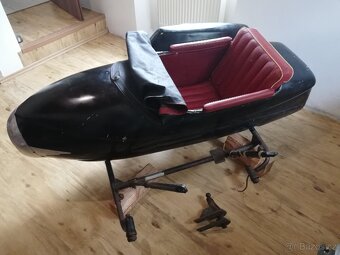 Sidecar Duna sajda sajdkara kompletní lehká alu loďka - 3