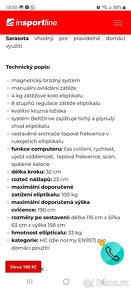 Eliptický trenažer inSPORTline Sarasota - 3
