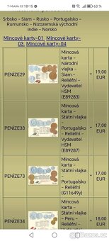 Pohledy Peníze všech Zemí 37ks v albumu originál - 3