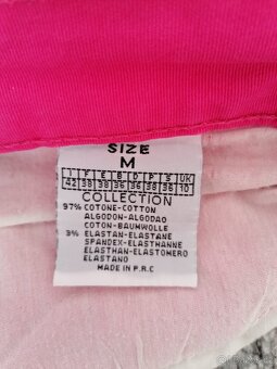 Dámské růžové a modré džíny + červené kalhoty - 3