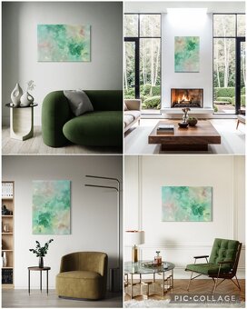 Abstraktní obraz - 100x70cm Nový začátek - 3