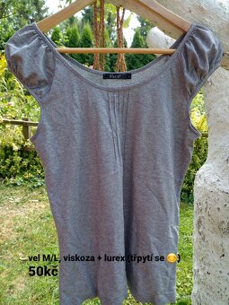 halenky,topy,trička S-M - 3