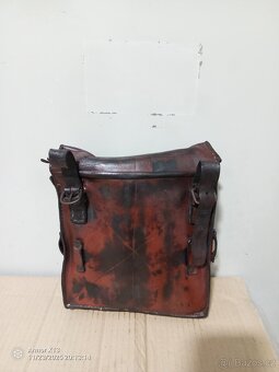 kožená brašna vhodná na motoveterana Jawa, ČZ, Ogar a jine - 3