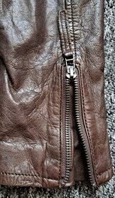 Dámská kožená bunda - brown Gipsy - 3