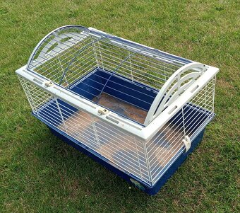 Klec pro malé hlodavce, Ferplast Casita 80, modro/šedá - 3